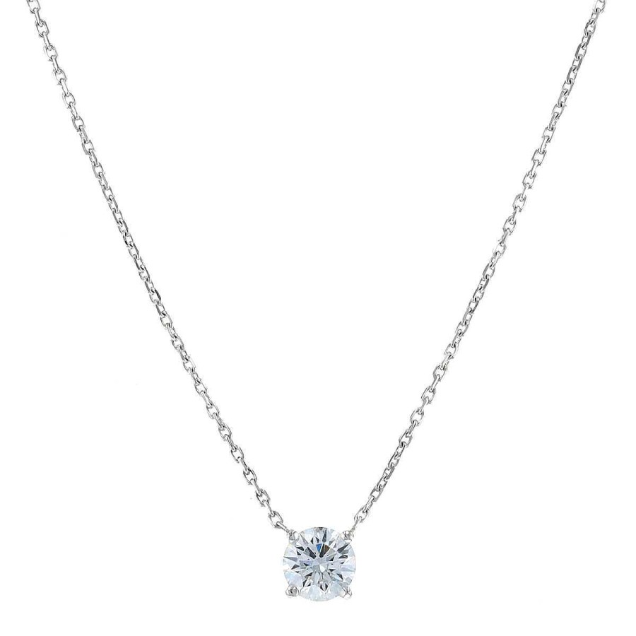 Colliers Mikaël Dan | Collier Or Et Diamants - Certificat Gia 1,01 Ct F Si1