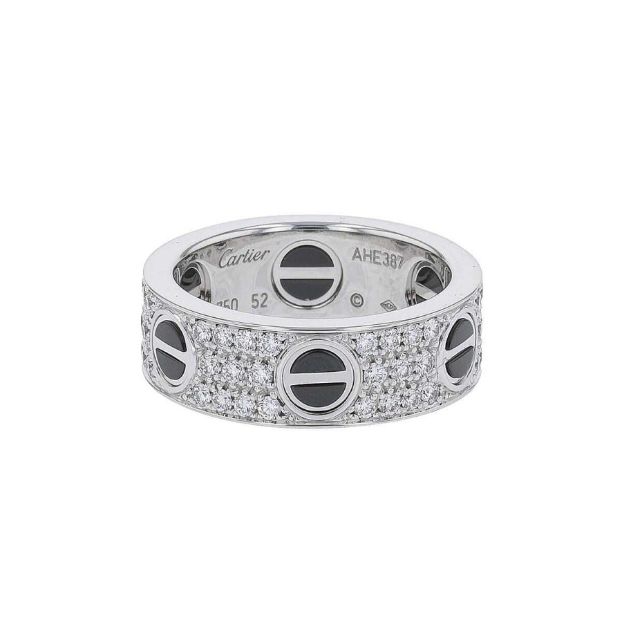 Bagues Cartier | Bague Cartier Love Pav E C Ramique