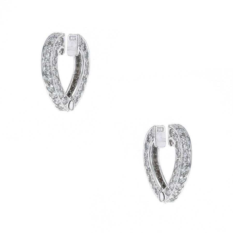 Boucles D'Oreilles Mikaël Dan | Boucles D'Oreilles Or Et Diamants