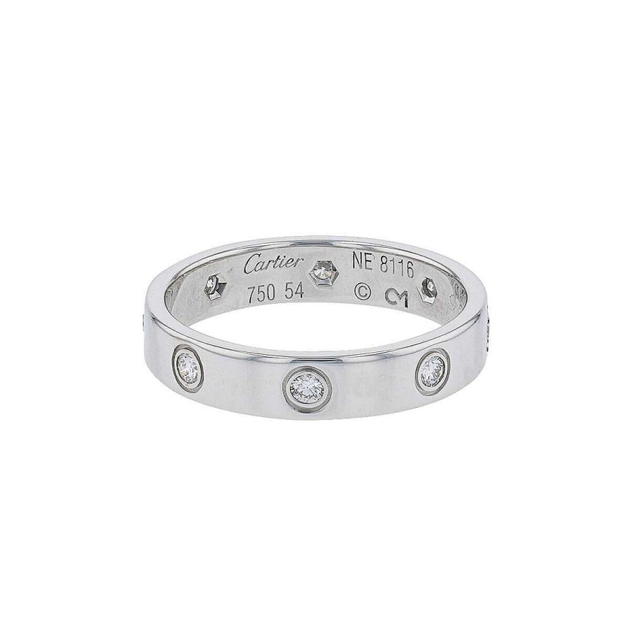 Bagues Fiancailles Cartier | Alliance Cartier Love 8 Diamants