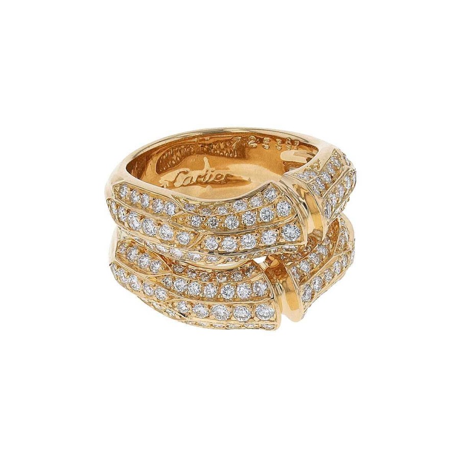 Bagues Cartier | Bague Cartier Bambou