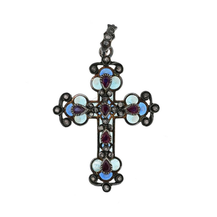 Bagues Fiancailles Mikaël Dan | Pendentif Croix