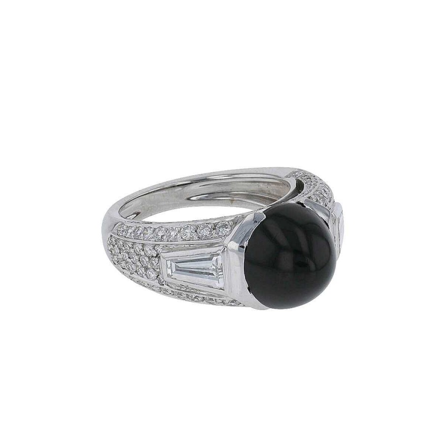 Bagues Mikaël Dan | Bague Onyx, Diamants