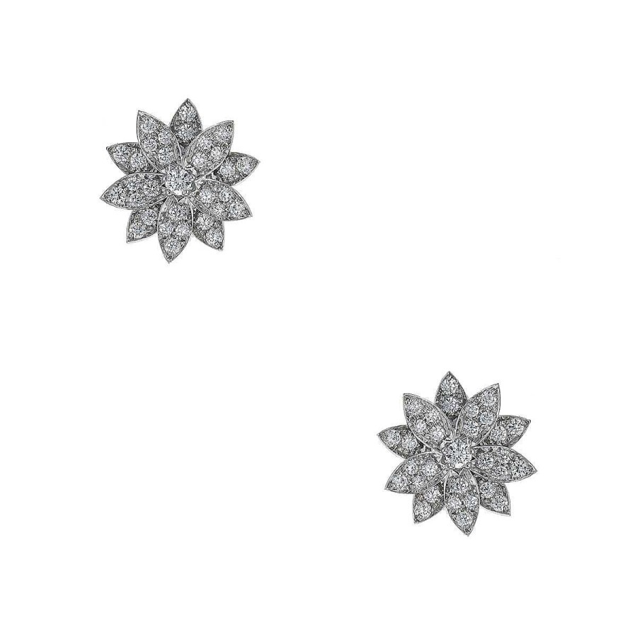 Boucles D'Oreilles Van Cleef & Arpels | Boucles D'Oreilles Van Cleef & Arpels Lotus