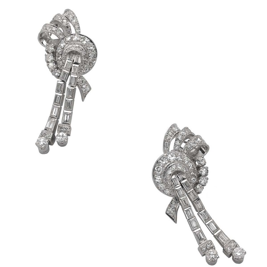 Boucles D'Oreilles Mikaël Dan | Boucles D'Oreilles Or Et Diamants