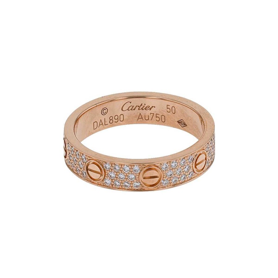 Bagues Cartier | Alliance Cartier Love Pav E