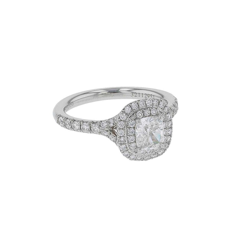 Bagues Fiancailles Tiffany & Co. | Bague Tiffany & Co. Soleste - Tiffany 0,52 Ct F Vvs1