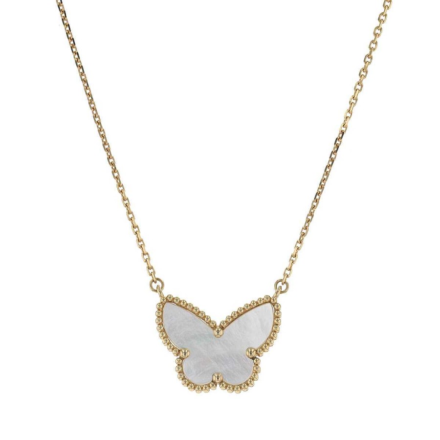 Bijoux Sign S Van Cleef & Arpels | Collier Van Cleef & Arpels Lucky Alhambra Papillon