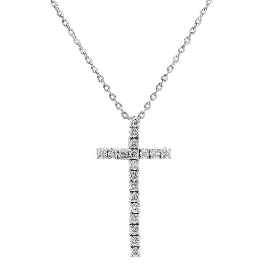 Colliers Mikaël Dan | Pendentif Croix Diamants