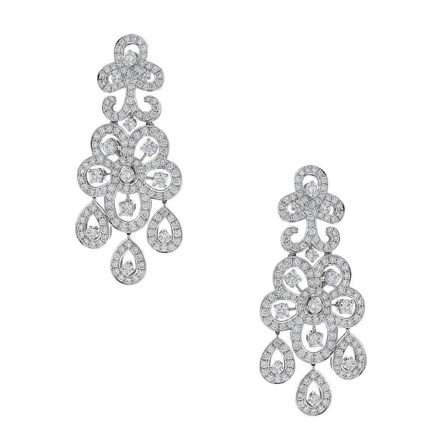 Boucles D'Oreilles Van Cleef & Arpels | Boucles D'Oreilles Van Cleef & Arpels Dentelle