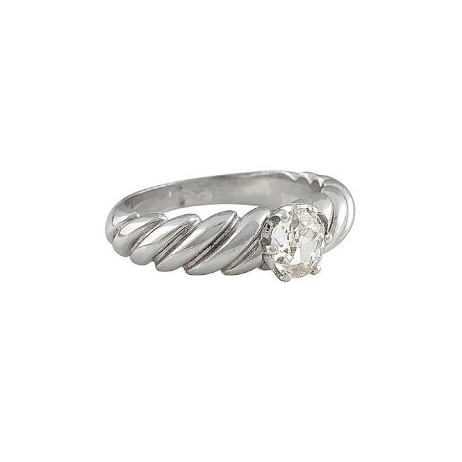 Bagues Fiancailles Mikaël Dan | Bague Solitaire Or Et Diamant - Diamant 0,44 Ct