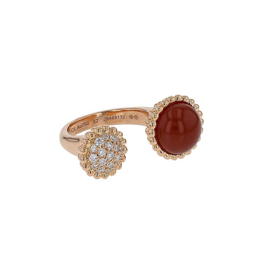 Bagues Van Cleef & Arpels | Bague Van Cleef & Arpels Entre Les Doigts Perl E Couleur